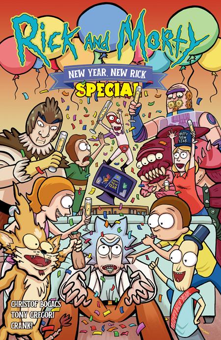 RICK AND MORTY NEW YEAR NEW RICK SPECIAL #1 (ONE SHOT) CVR A TONY GREGORI  1/1/25