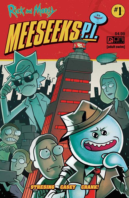 RICK Y MORTY MEESEEKS PI #1 (DE 4) CVR A FRED C STRESING &amp; MEG CASEY (MR) Noviembre de 2023