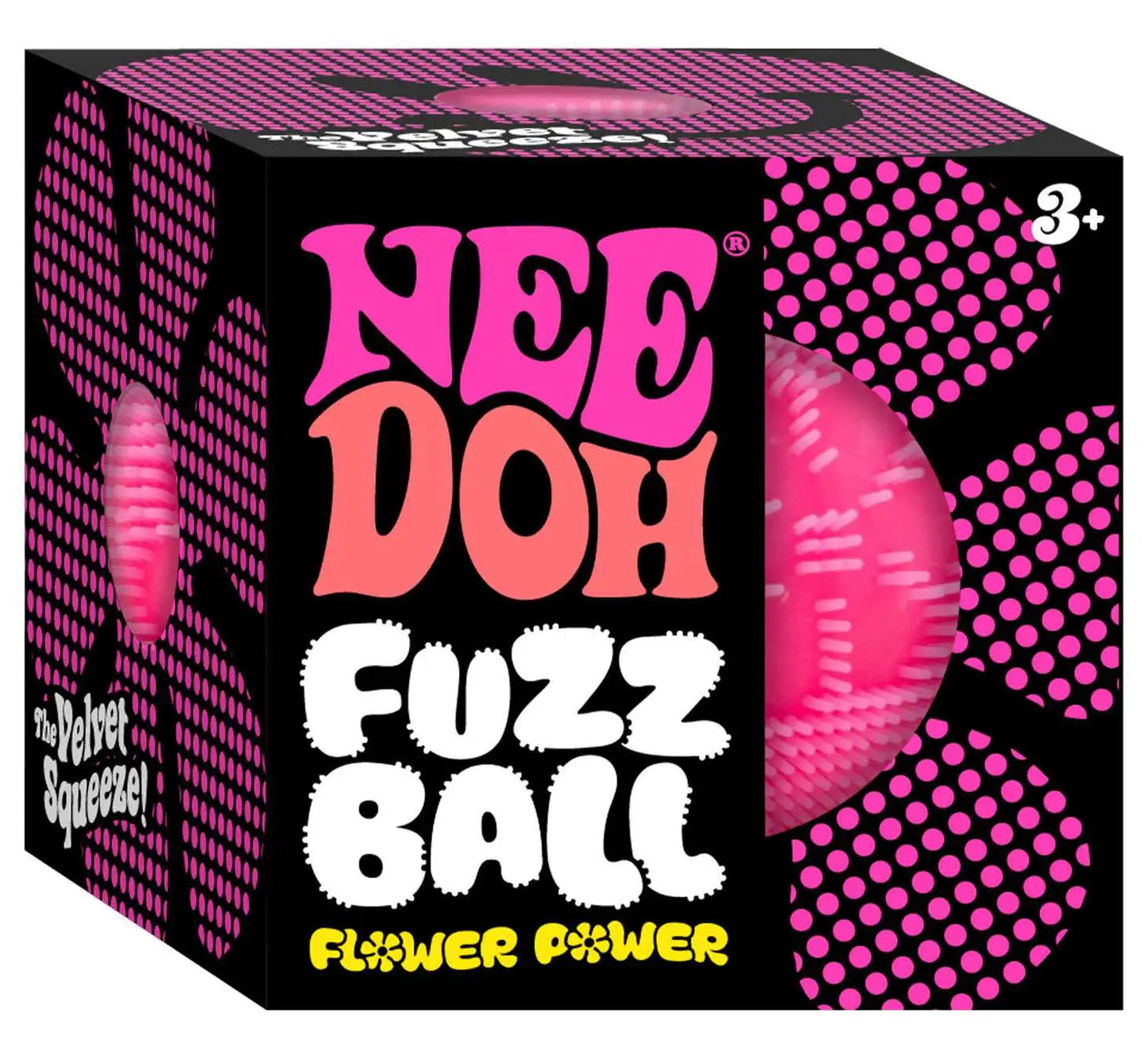 NeeDoh Fuzz Ball Flower Power Stress Ball