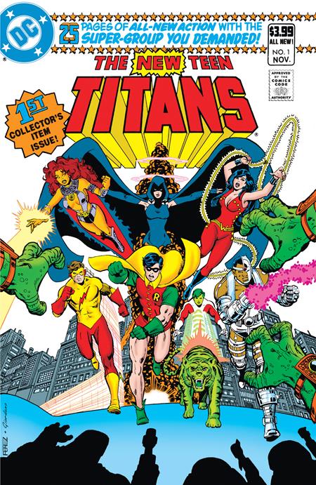 NEW TEEN TITANS #1 FACSIMILE EDITION CVR A GEORGE PEREZ & DICK GIORDANO 12/26/23