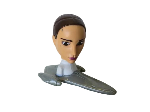 Star Wars: The Clone Wars 2008 McDonald's Happy Meal Padme Amidala with Royal Starship Bobblehead