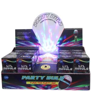 LI'L NEBULA ROTATING MULTI-COLORED PARTY BULB