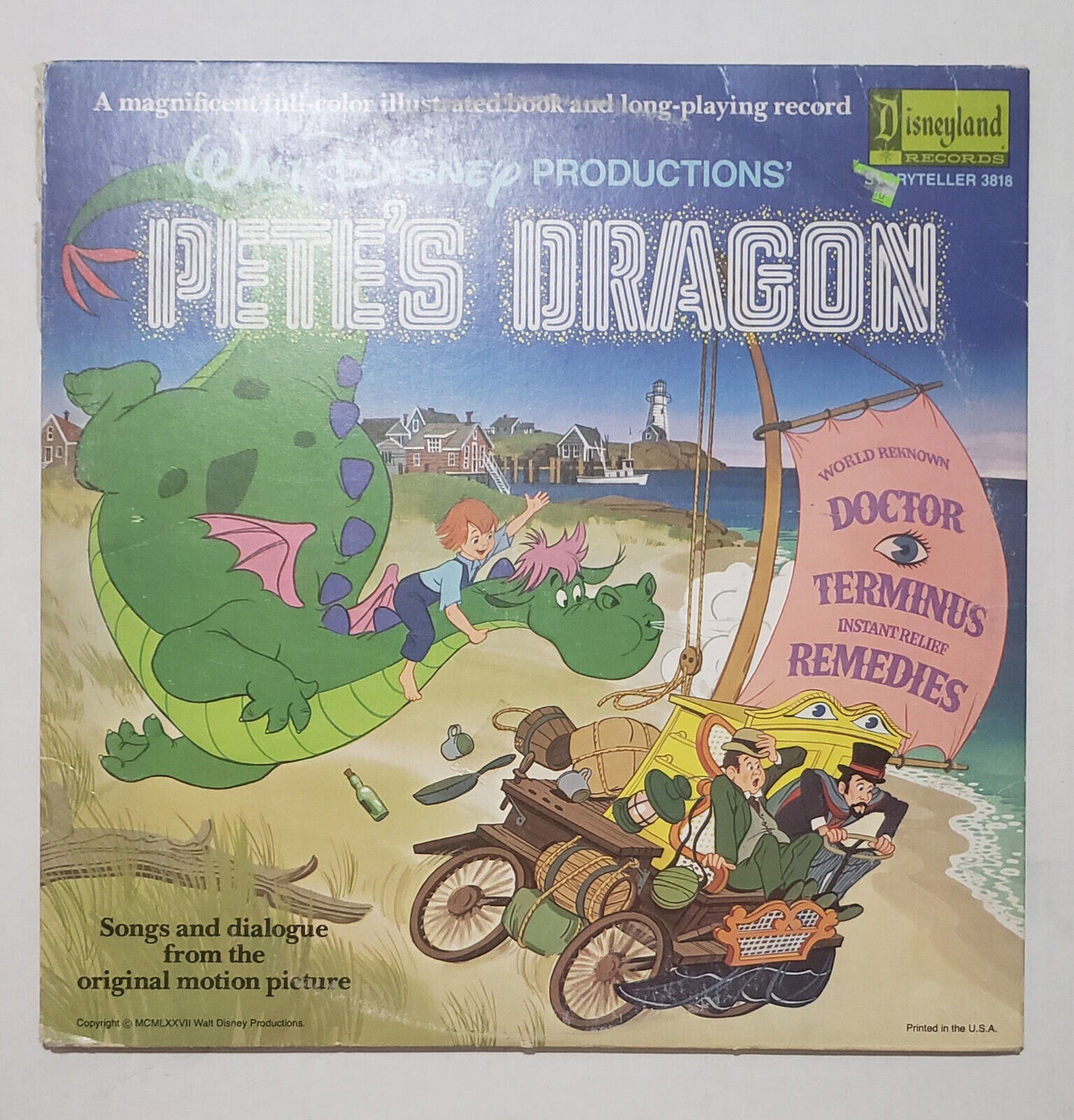 Walt Disney Productions Pete's Dragon Vinyl-LP-Schallplatte Storyteller 1977 