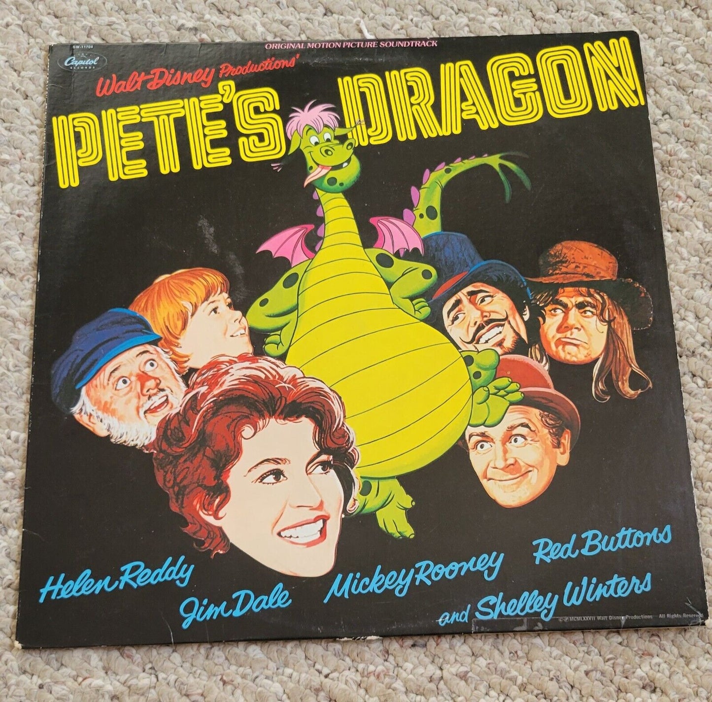 Walt Disney Productions - LP de vinilo de Pete's Dragon