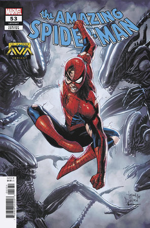 AMAZING SPIDER-MAN #53 TONY DANIEL MARVEL VS. ALIEN VARIANT 7/10/24