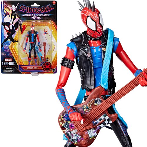 Spider-Man Across The Spider-Verse Marvel Legends Spider-Punk 6-Zoll-Actionfigur