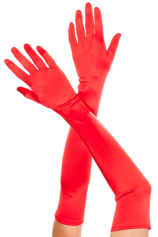 Red Opera Gloves