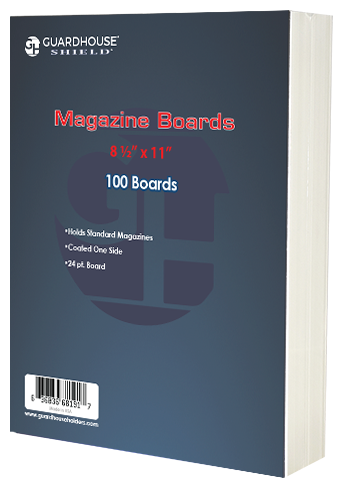 Magazine Backing Boards (8.5 x 11") - 100 Pack