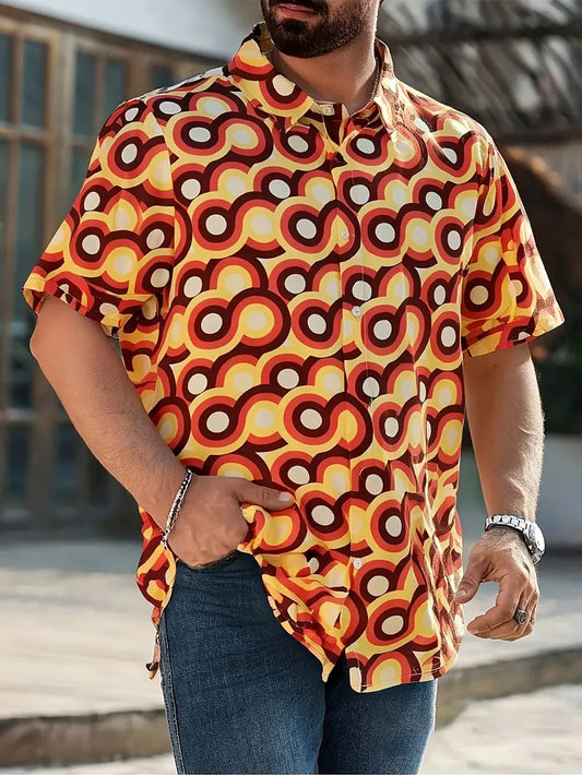 Men's 70s Retro Hawaiian Shirt