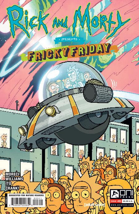 RICK UND MORTY PRÄSENTIERT FRICKY FRIDAY #1 CVR A JARRETT WILLIAMS (MR) 10.10.23