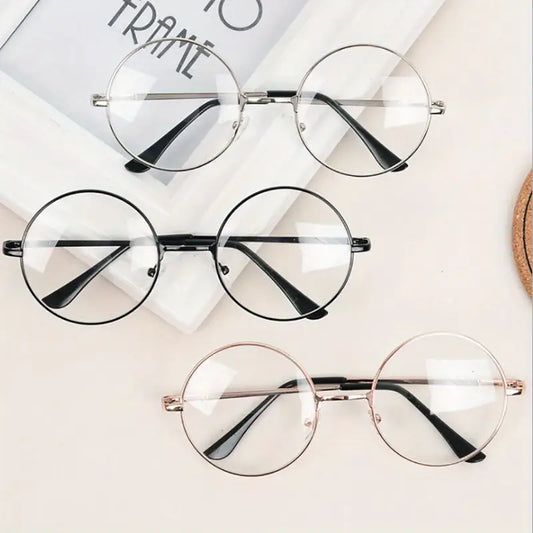 Round Glasses (Silver) (H. Potter / C. Kent / The Doctor /John Lennon)