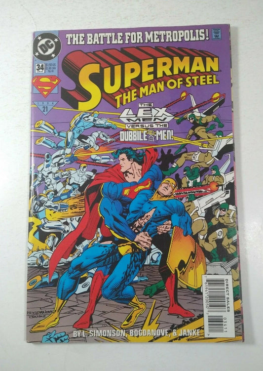 SUPERMAN THE MAN OF STEEL #21 (1994)