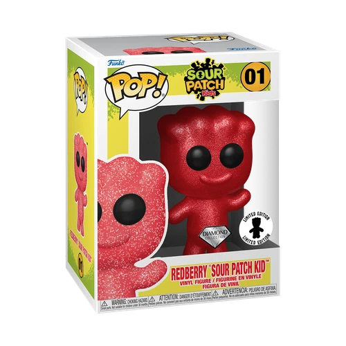 Funko Pop! RedBerry Sour Patch Kid #1 - Diamond Edition - Limited Edition