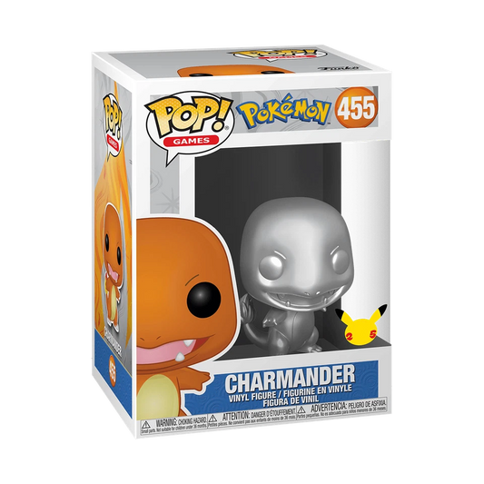 Funko Pop! Pokémon - Charmander (Silver) (Metallic) #455