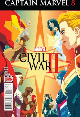 CAPTAIN MARVEL #8 Civil War II (2016)