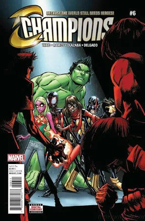 Champions 6 Marvel Comic Book (2017)