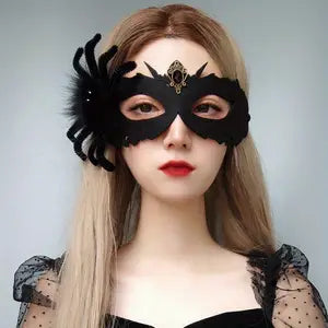 Deluxe Spider Masquerade Mask