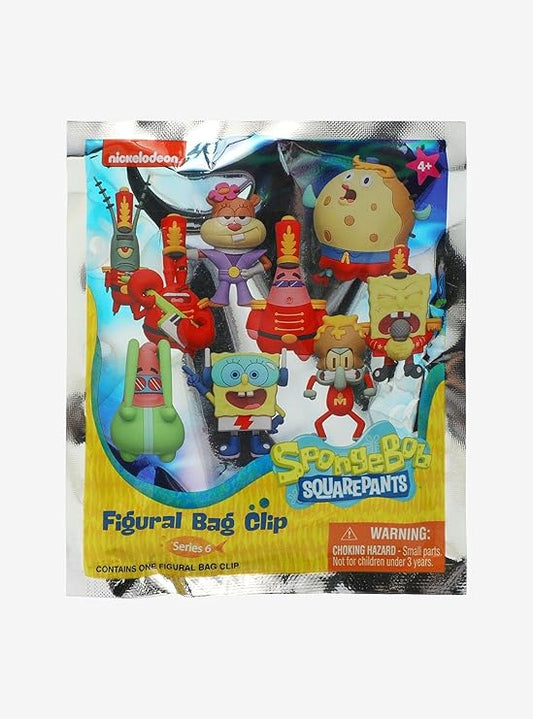 Spongebob Squarepants Characters Series 6 Blind Bag Figural Bag Clip