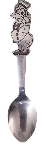 Vintage Bonny Walt Disney Productions Stainless Steel Donald Duck Spoon