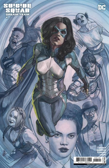 SUICIDE SQUAD DREAM TEAM #1 (OF 4) CVR B RICCARDO FEDERICI CARD STOCK VAR 3/12/24