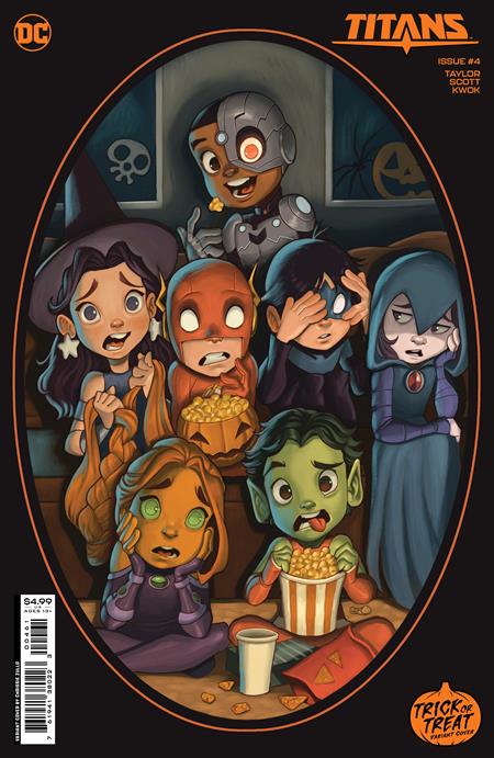 TITANS #4 CVR F CHRISSIE ZULLO TRICK OR TREAT CART STOCK VAR 17.10.23