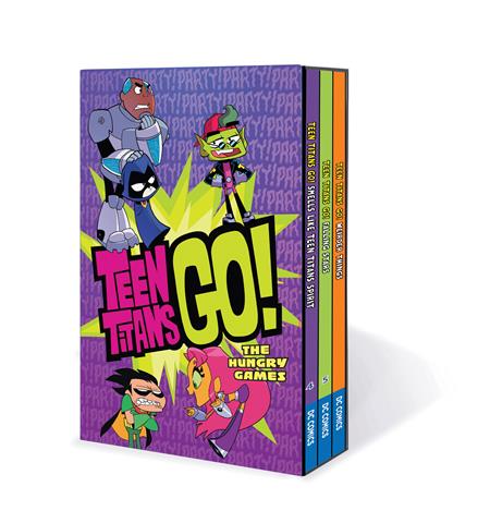 TEEN TITANS GO BOX SET 02 THE HUNGRY GAMES HC