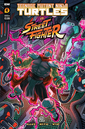 Teenage Mutant Ninja Turtles Vs. Street Fighter #4 Cover A (Medel)  10/11/23