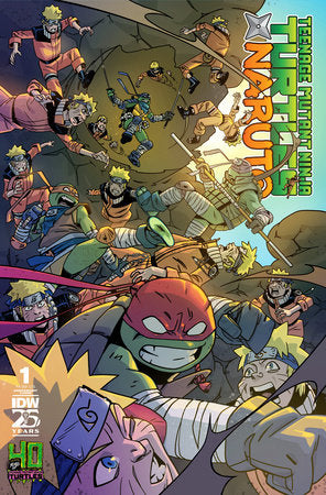 Teenage Mutant Ninja Turtles x Naruto #1 Variant 40th Anniversary (Duncan) 11/20/24