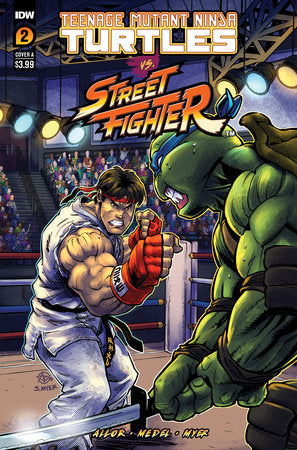 Teenage Mutant Ninja Turtles Vs. Street Fighter #2 Cover A (Medel) 2023