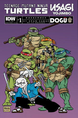 Teenage Mutant Ninja Turtles/Usagi Yojimbo: WhereWhen #1 Director's Cut Cover A (Sakai) 10/11/23