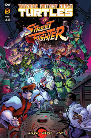 eenage Mutant Ninja Turtles Vs. Street Fighter Teenage Mutant Ninja Turtles Vs. Street Fighter #5 Cover A (Medel) 11/8/23