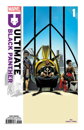 ULTIMATE BLACK PANTHER #1 STEFANO CASELLI 4TH PRINTING VARIANT 5/22/24