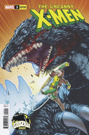 UNCANNY X-MEN #2 DAVID BALDEON GODZILLA VARIANT 9/11/24