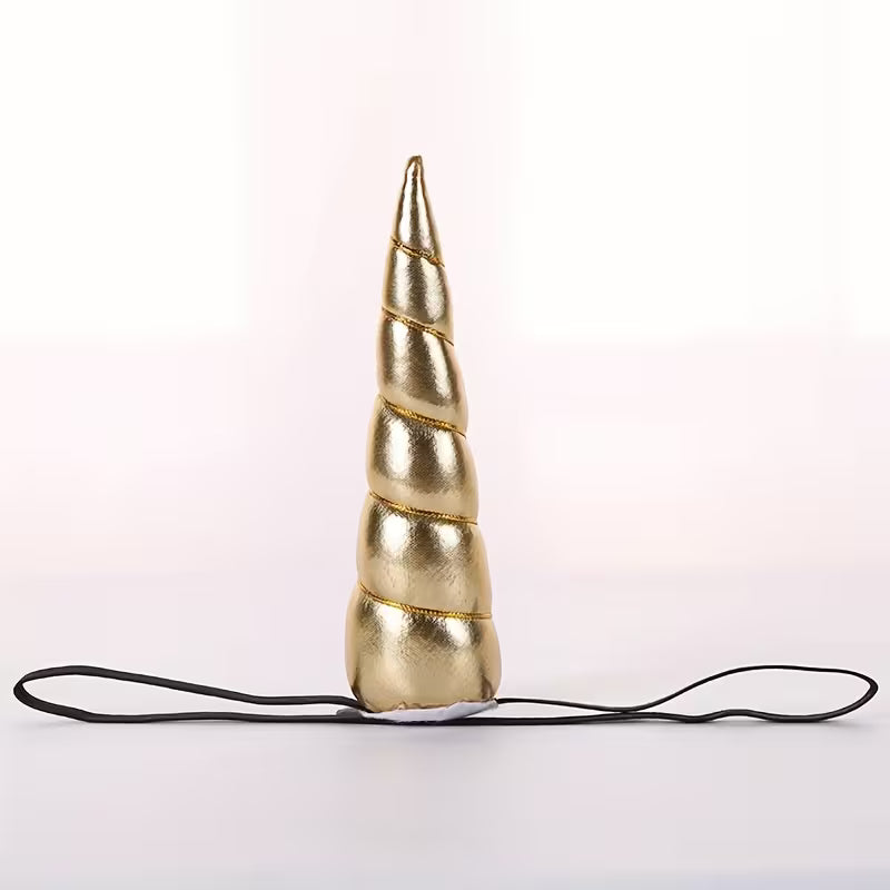 Unicorn headband - gold