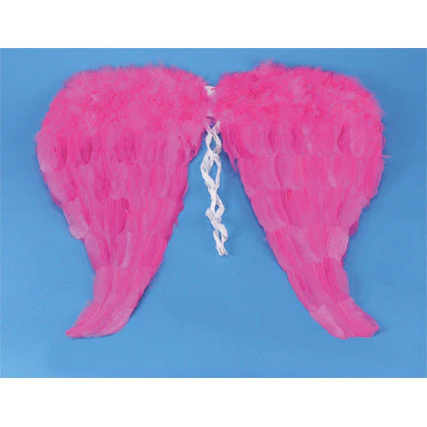 Angel Wings 24" Pink Feather