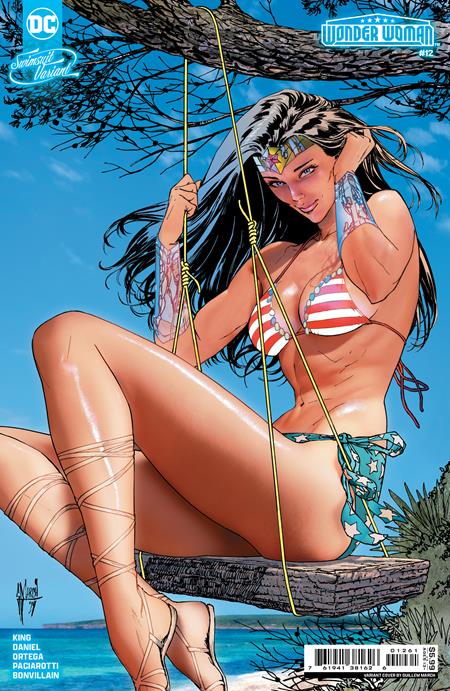 WONDER WOMAN #12 CVR D GUILLEM MARCH SWIMSUIT CARD STOCK VAR (ABSOLUTE POWER) 8/21/24